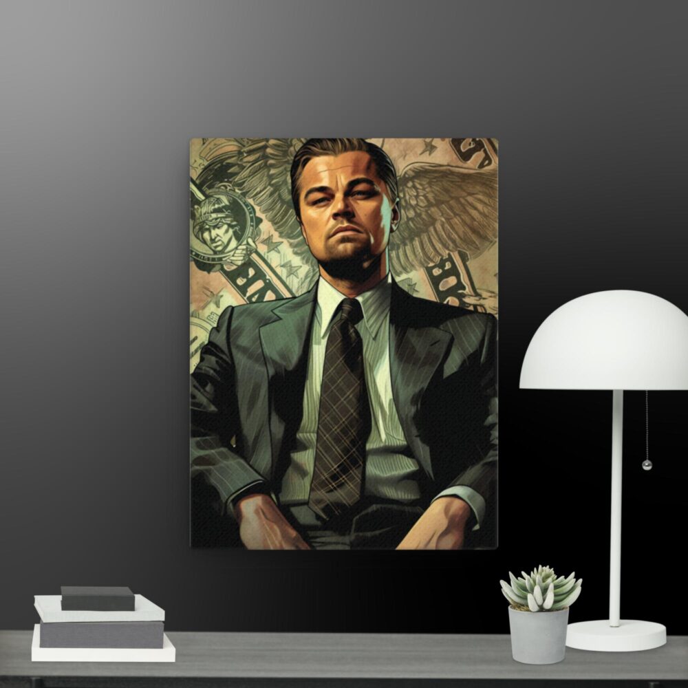 The wolf in wall street canvas