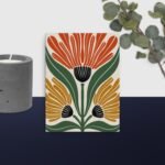 Thistles canvas
