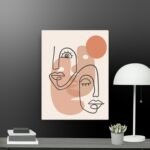 Bohemian faces canvas