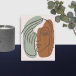 Bohemian face canvas