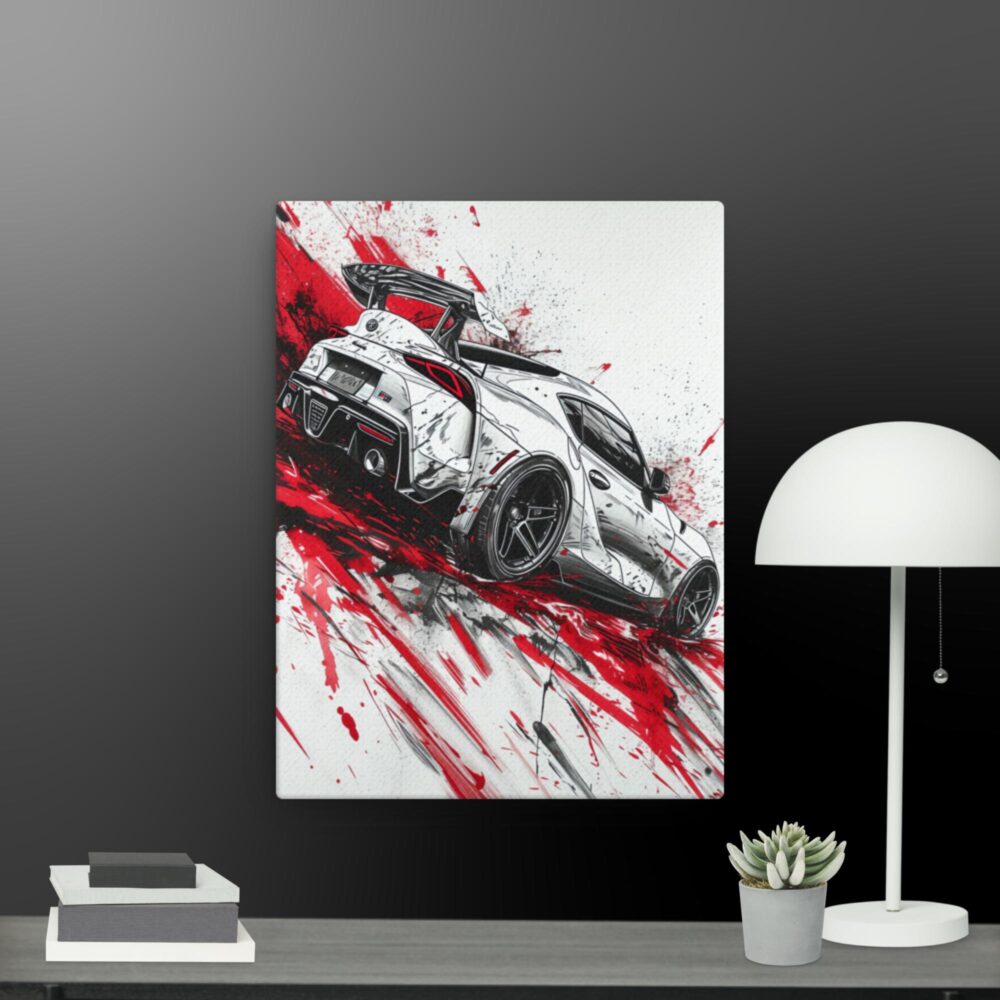 Sports car canvas