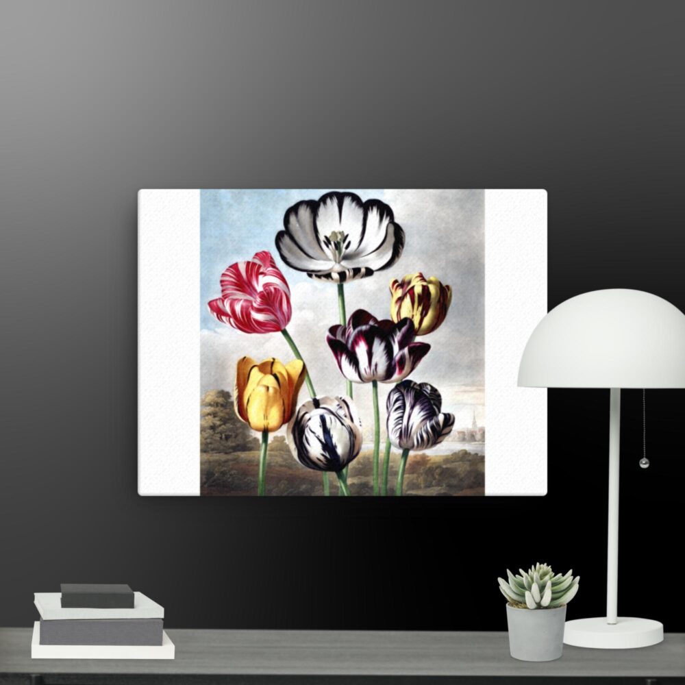 Tulip scene canvas - Image 2