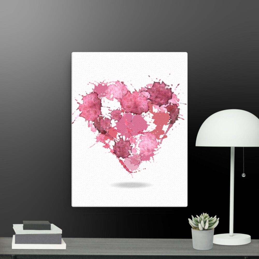 Love heart canvas - Image 2