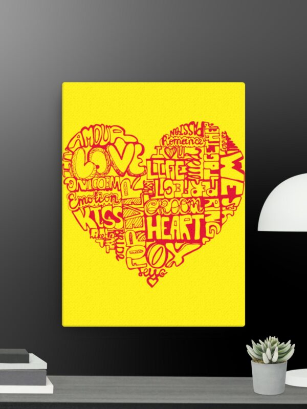 Amor love canvas - 12×16