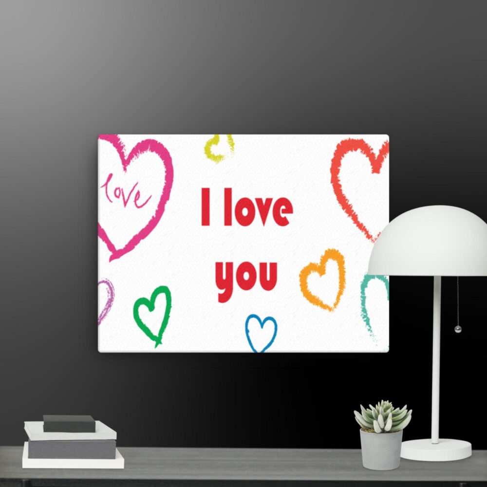 I love you  canvas - Image 2