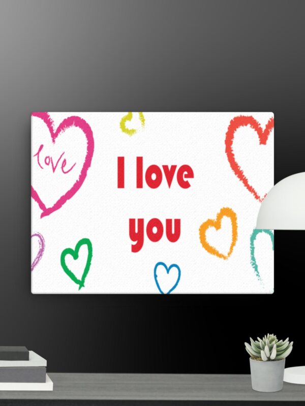I love you  canvas - 12×16