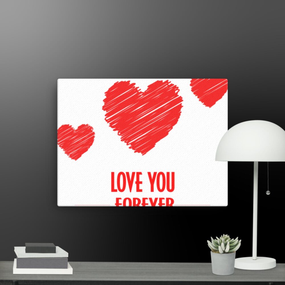 Love you forever canvas - Image 2