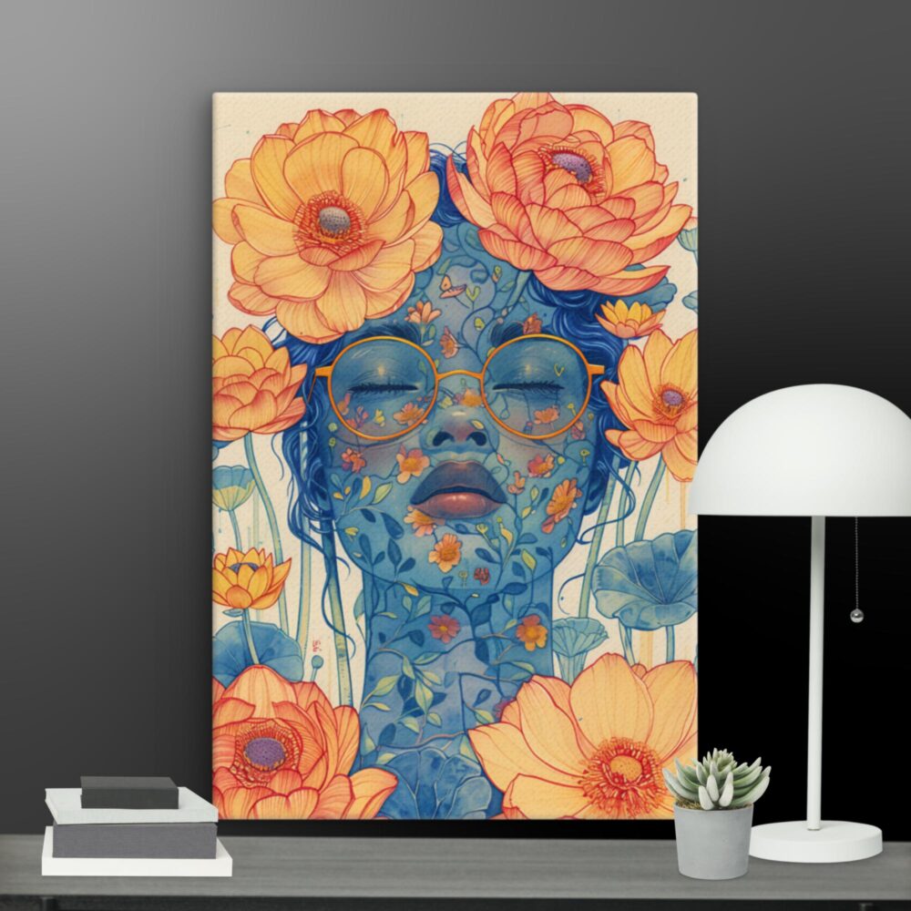 Floral Serenity canvas - Image 5