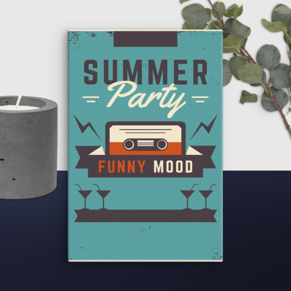 Retro Summer Party canvas - Image 7