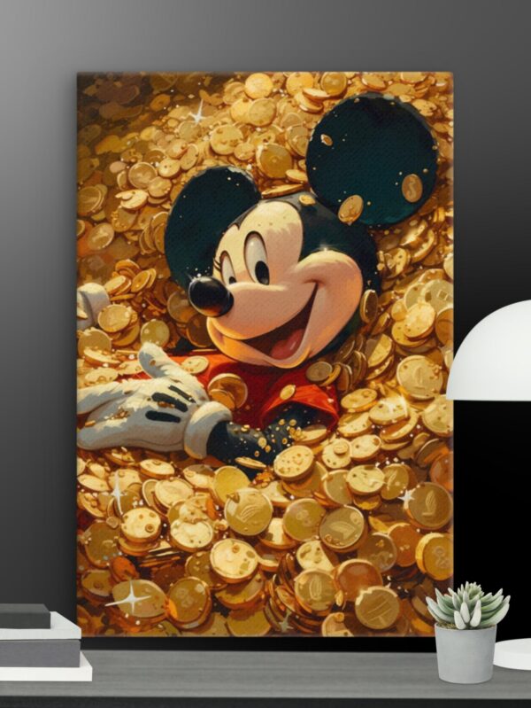 Rich Mickey Mouse canvas - 12×18