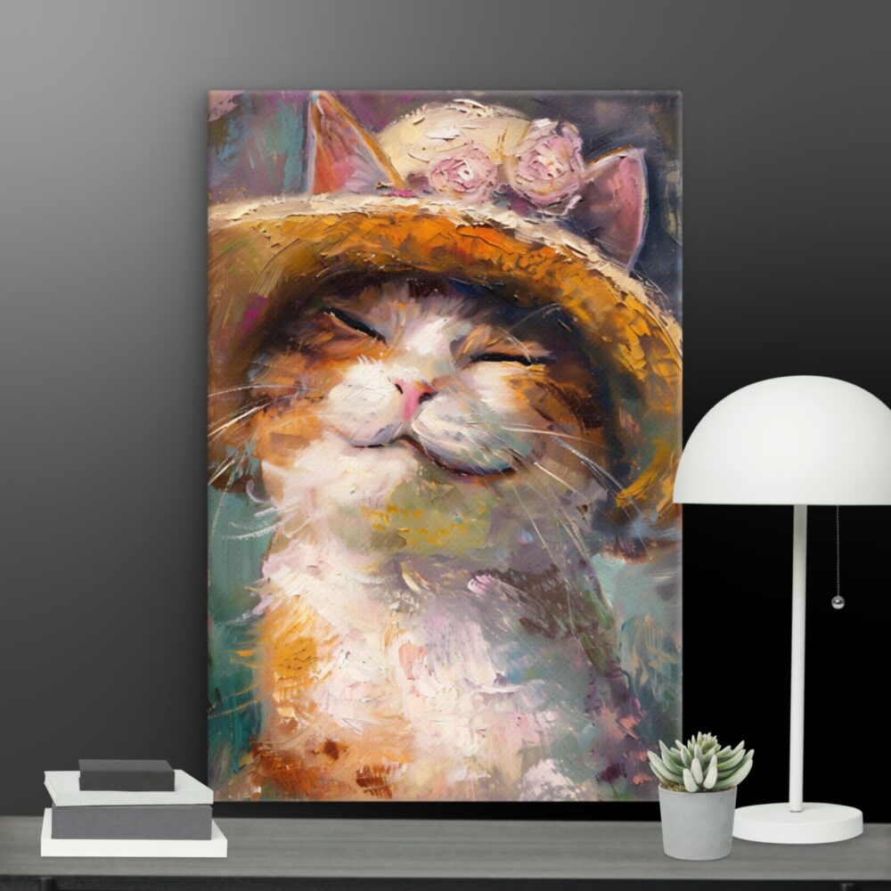Smilling cat Thin canvas - Image 7