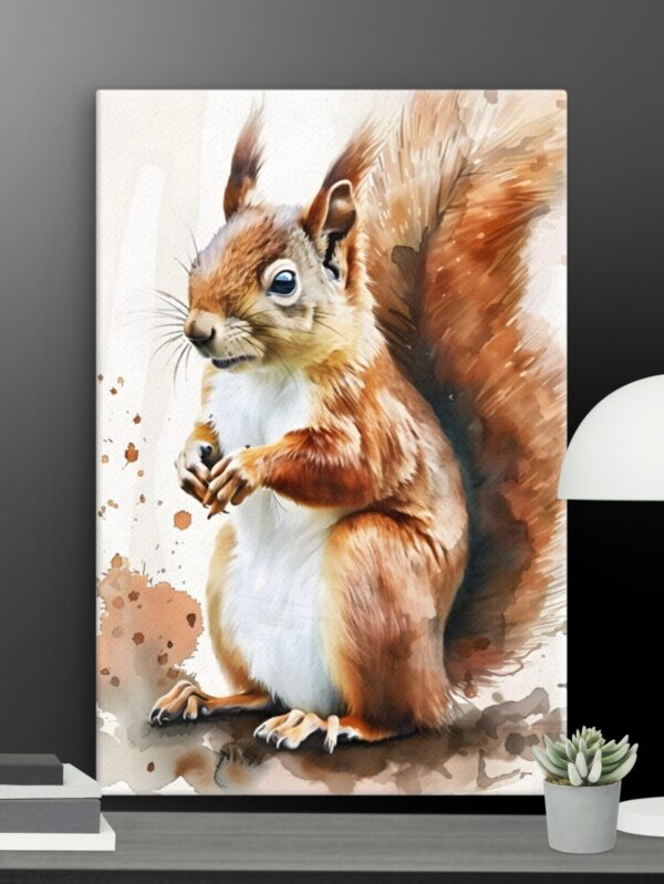 The Squirrel canvas - 12×18