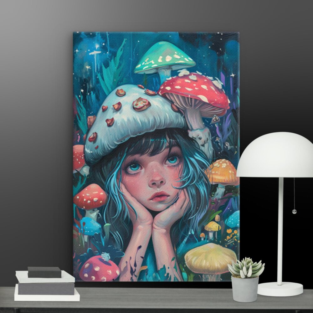 The Mushroom Garden canvas - Image 5