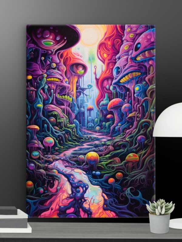 The Mushroom canvas - 12×18