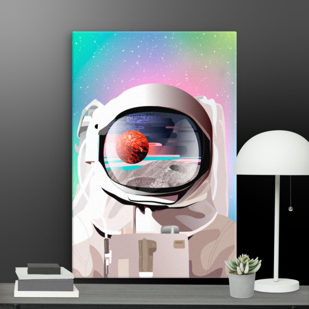 Mosaic Astronaut canvas - Image 7