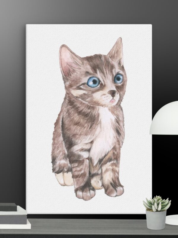 Cat canvas - 12×18