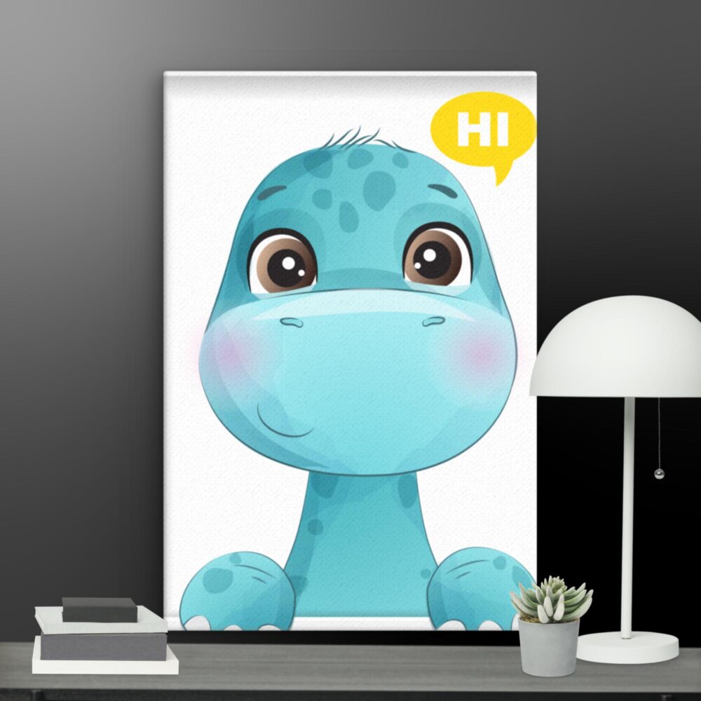 Dinosaur Hi canvas - Image 7