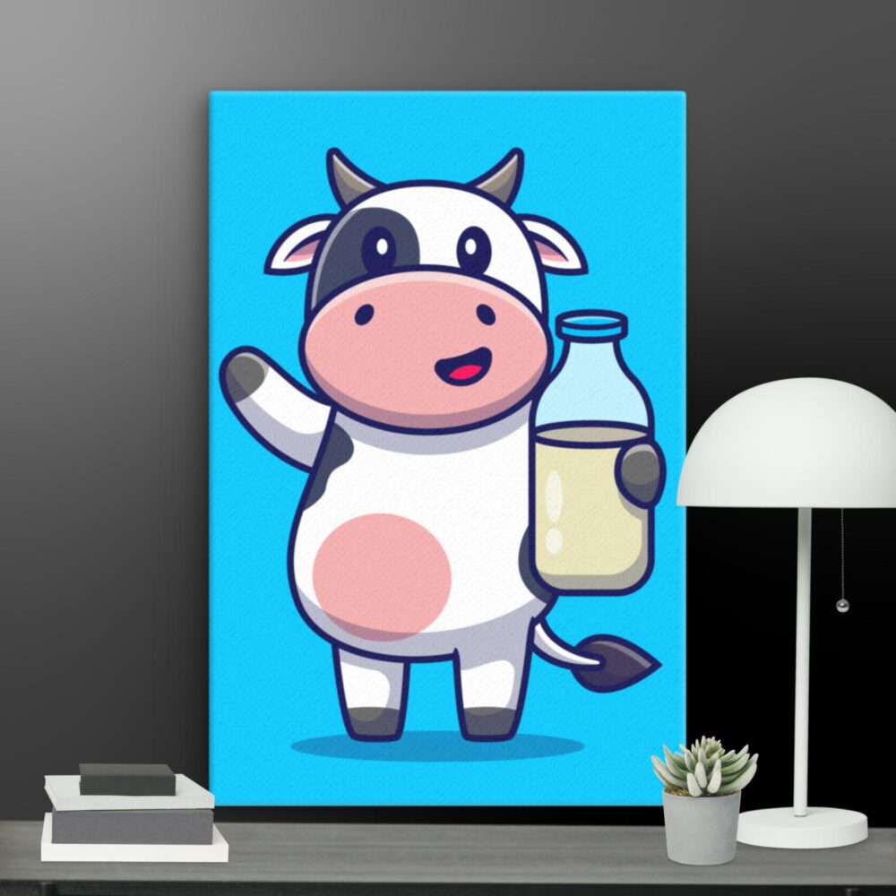 Happy Moo Canvas - Image 7