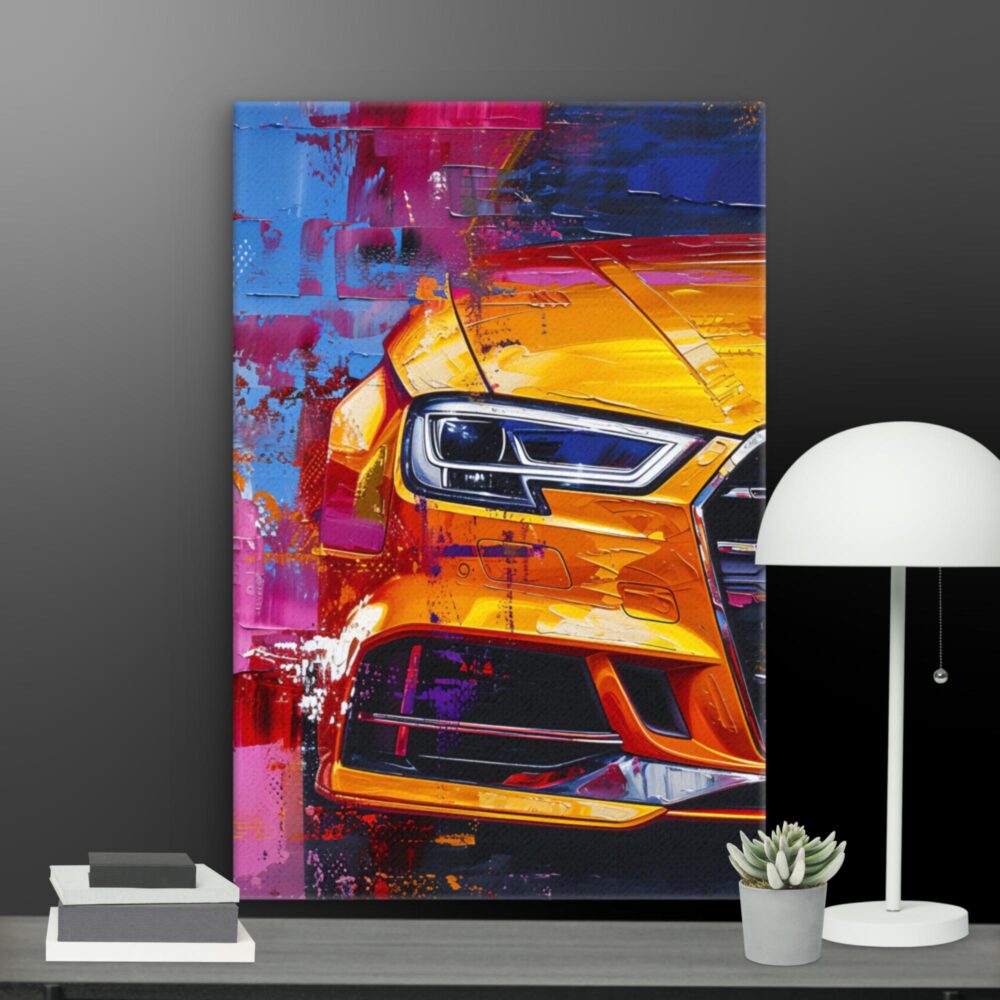 Colourful car canvas - Image 7