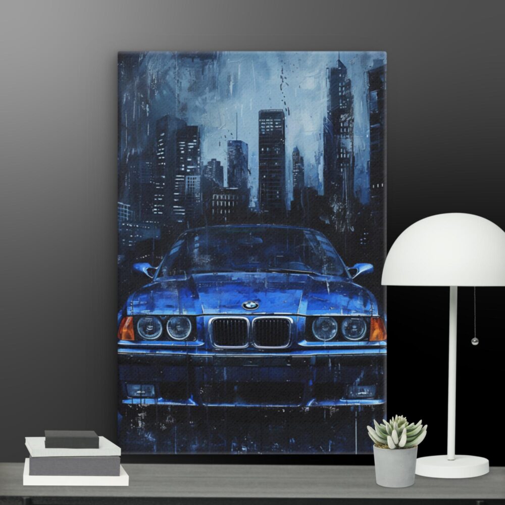 Dark Background BMW canvas - Image 4