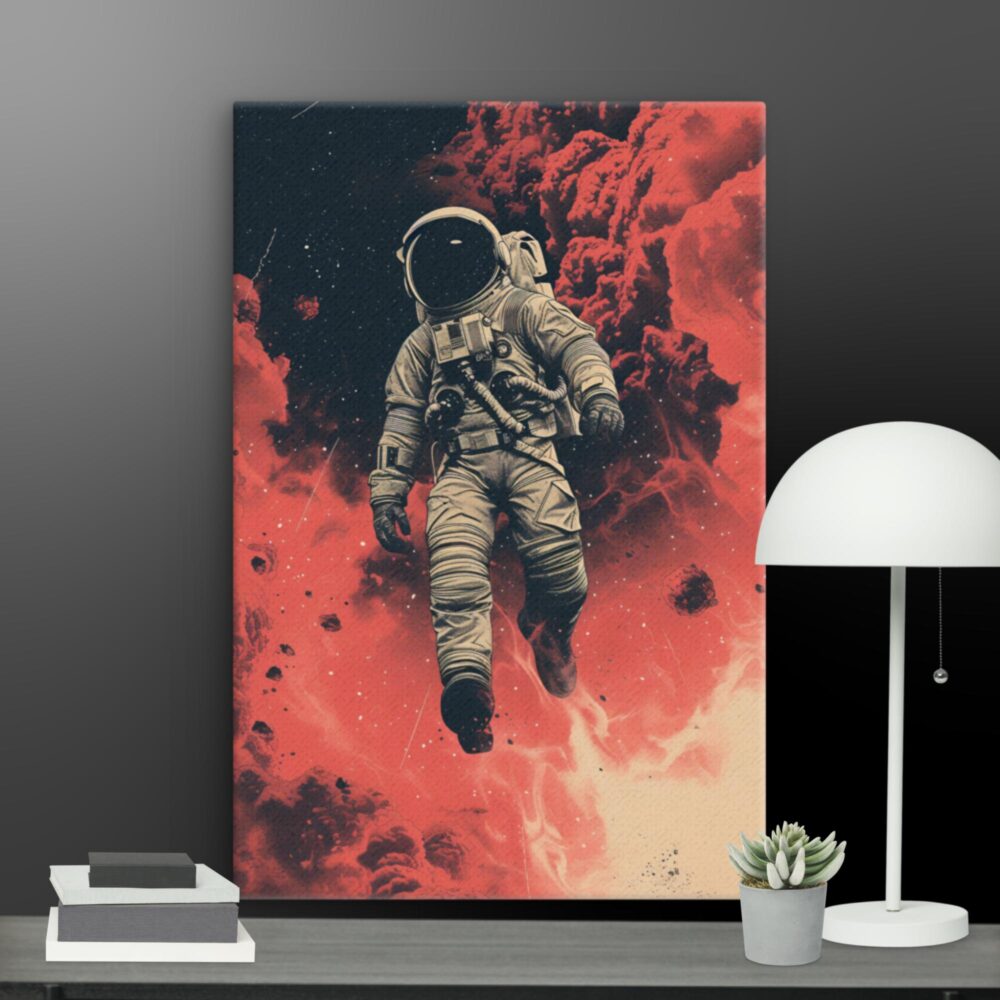 Walking Spaceman canvas - Image 7