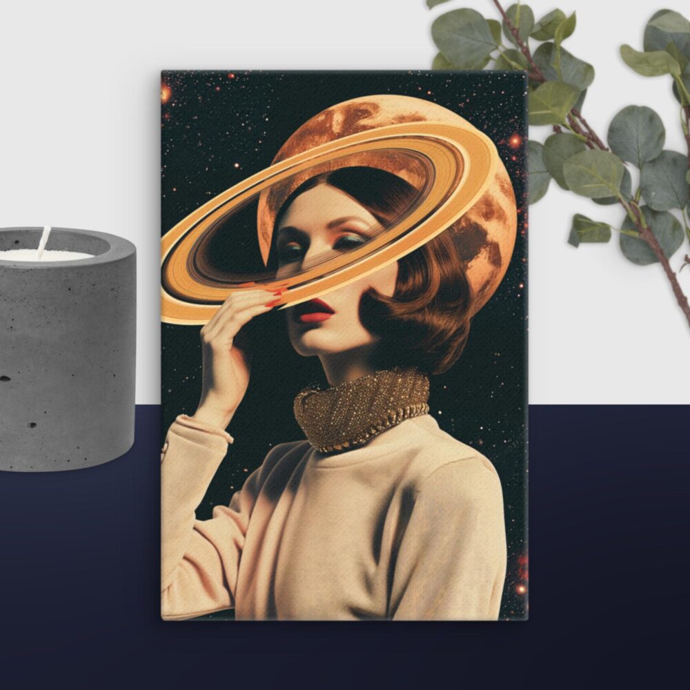 Space Woman canvas - Image 7