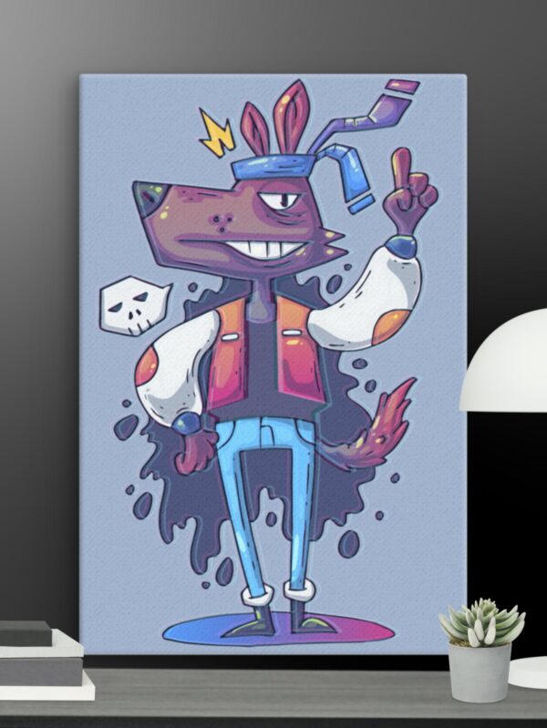 Cool ninja canvas - 12×18