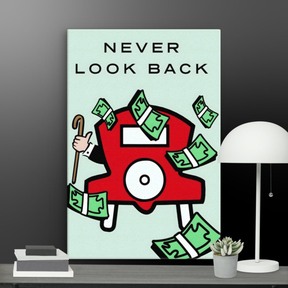 Never look Back Monopoly canvas - Image 6