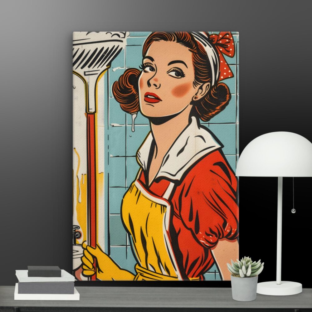 Funny Cleaner canvas - Image 5