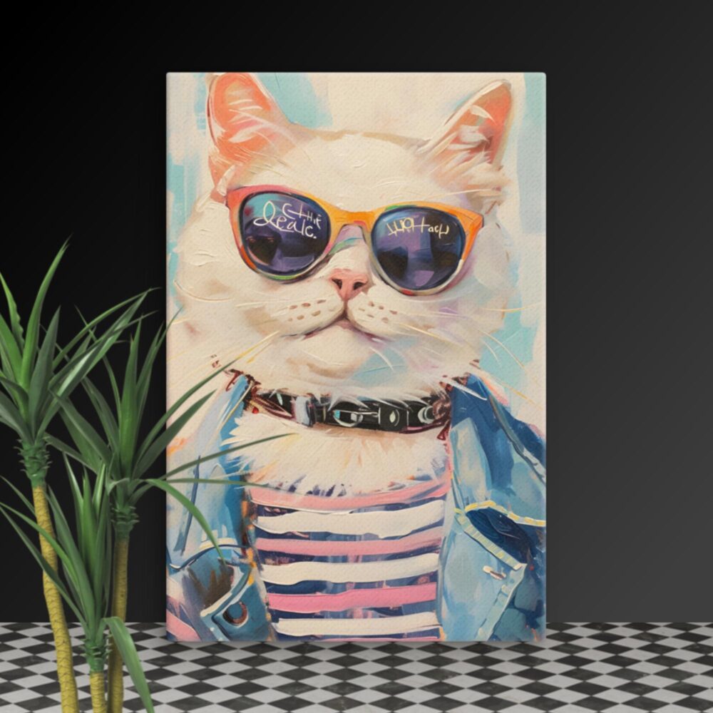 Cool Cat canvas - Image 7