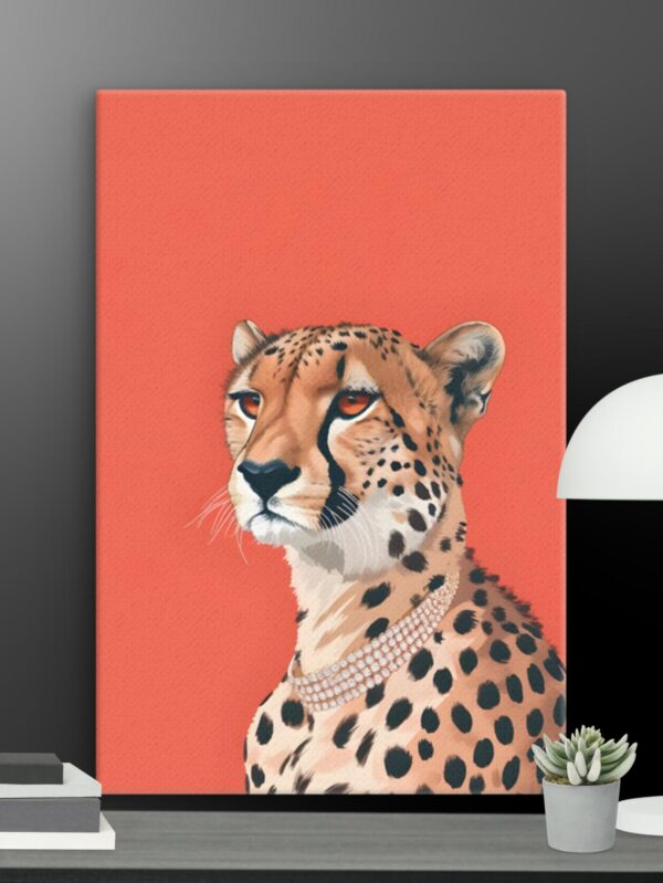 Leopard canvas - 12×18