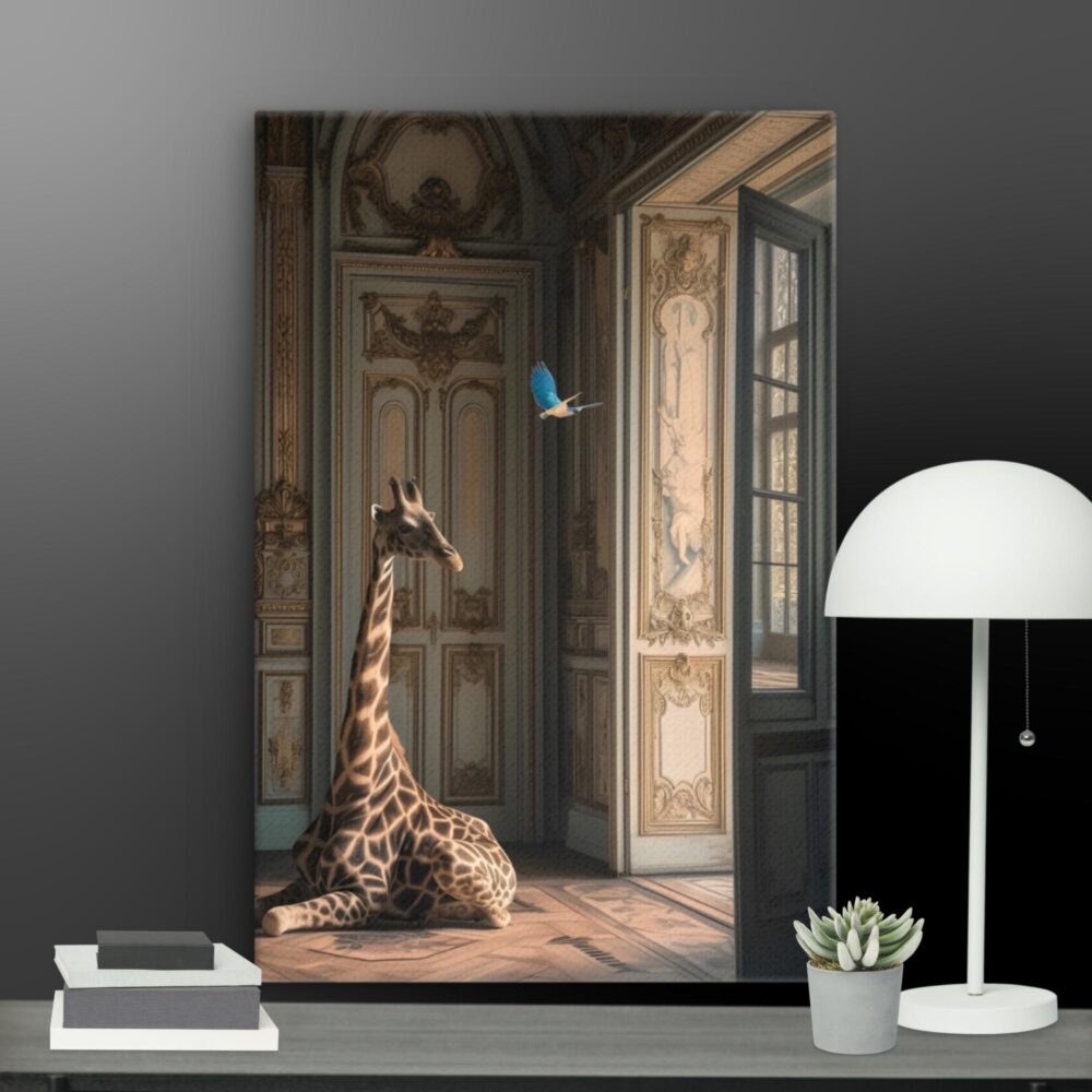Giraffe Scene canvas - Image 7