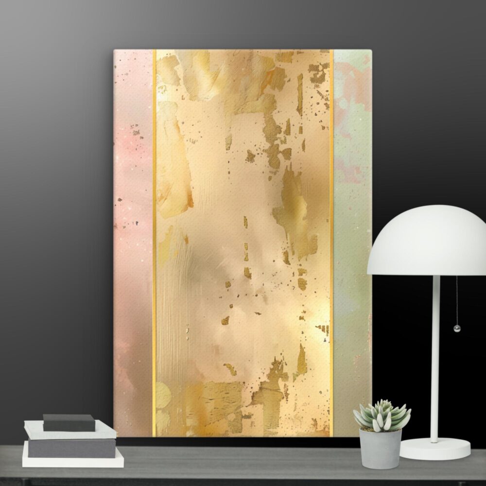 Gold split ai scene canvas - Image 9