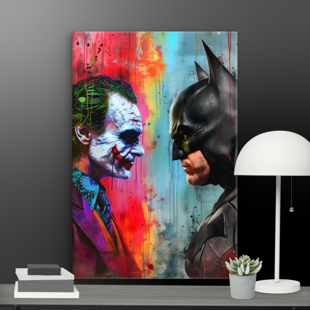 Batman Vs Joker canvas - Image 7