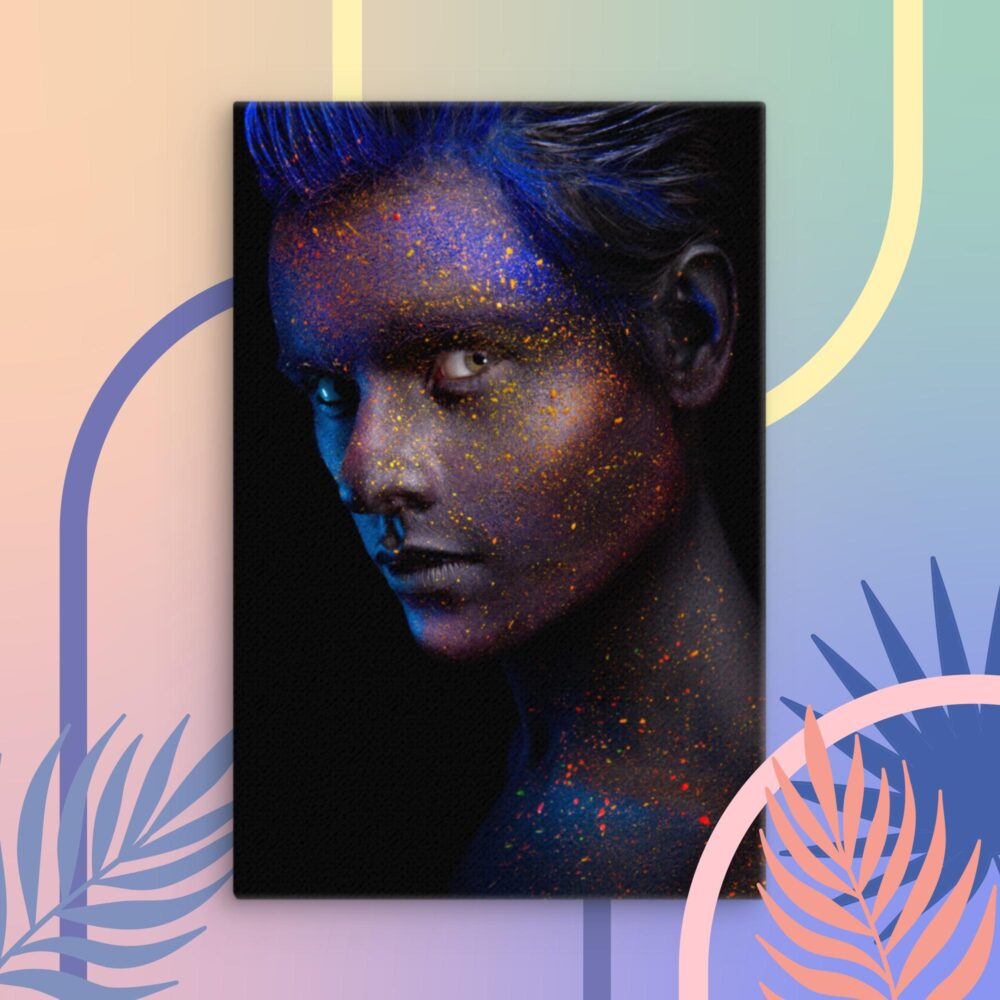 Glittery male canvas - Image 7