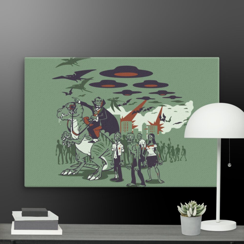 Zombie scene canvas - Image 9