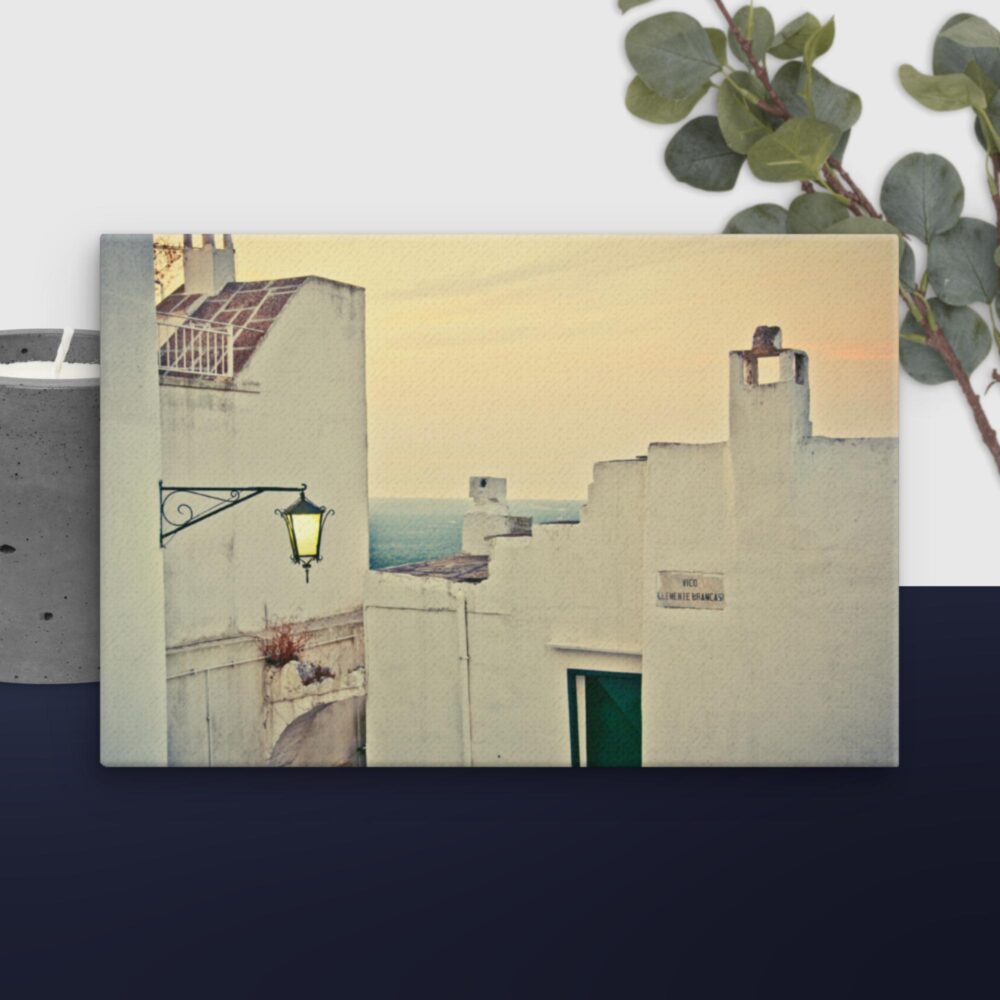 Italian Building Scene canvas - Image 9