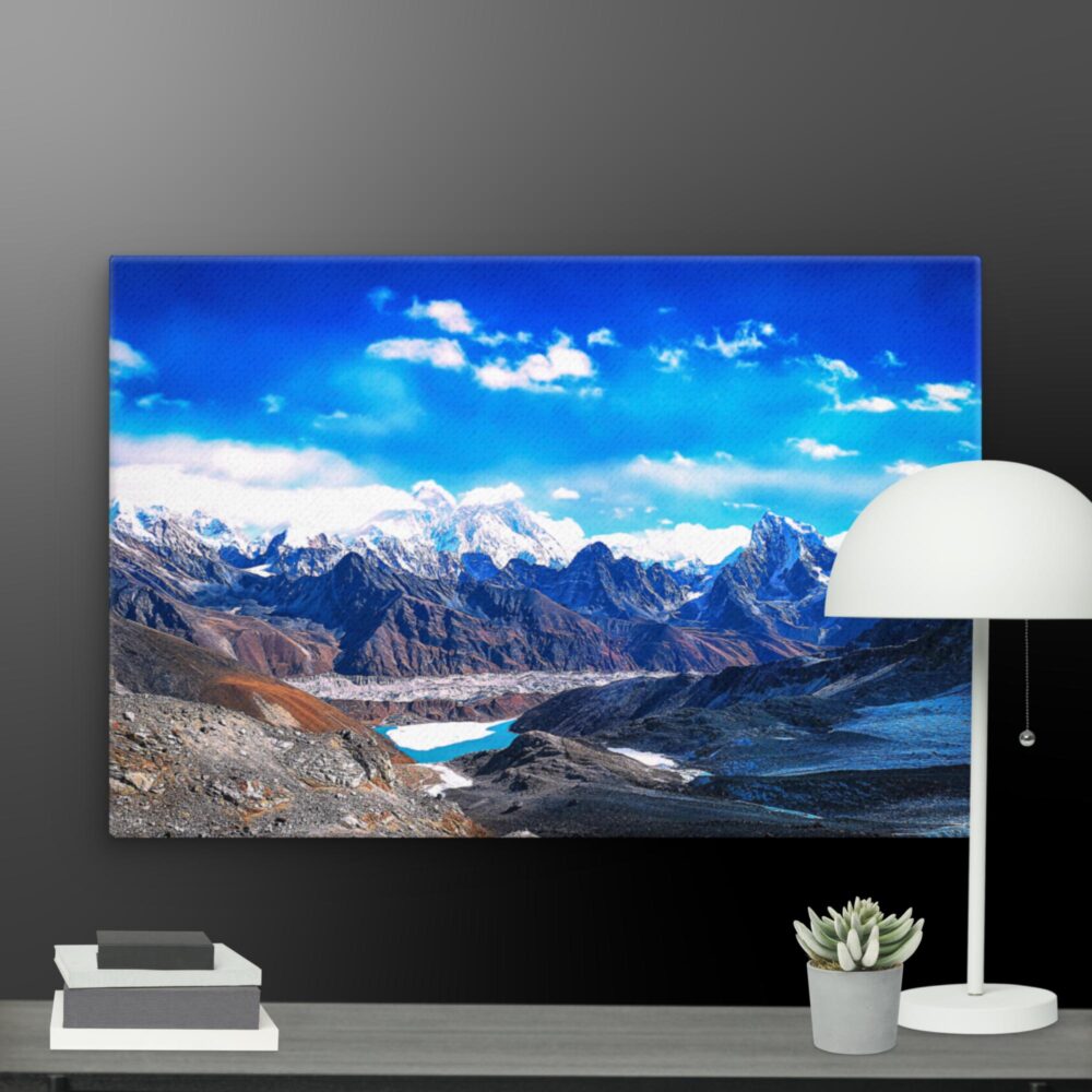 Mountain scene canvas - Image 9
