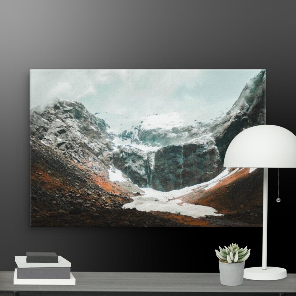 Snow in the caves canvas - Image 9