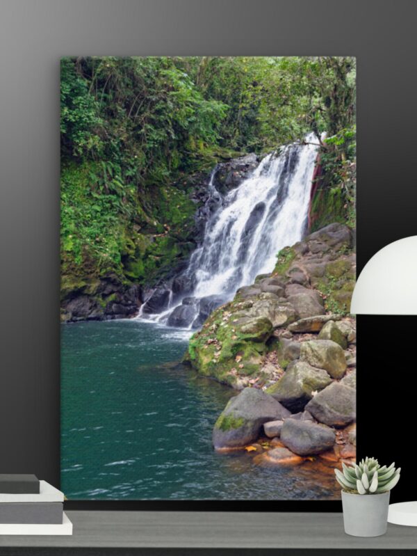 Waterfall scene canvas - 12×18