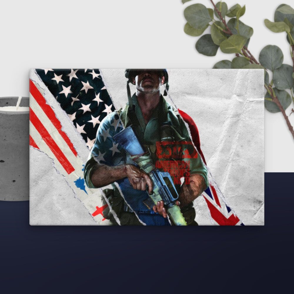 Call of duty flag scene canvas - Image 9
