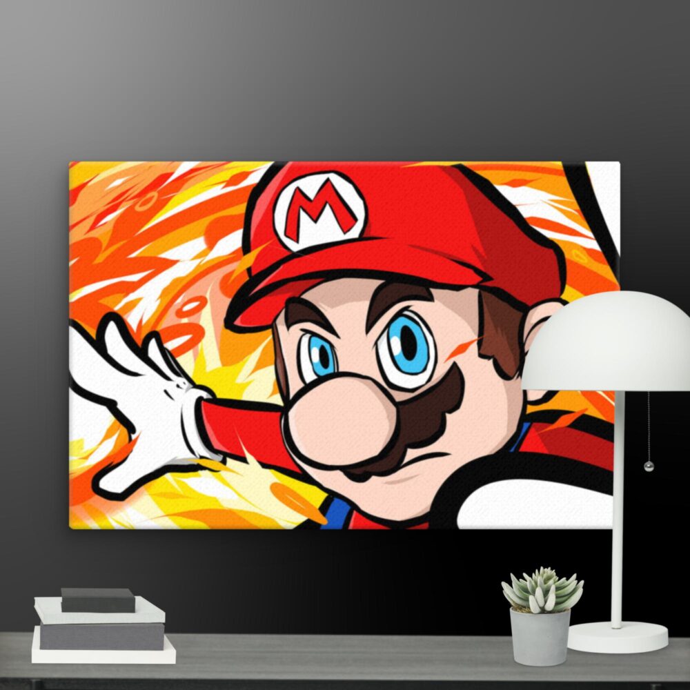 Mario close up canvas - Image 9