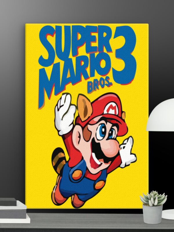 Super mario bros 3 canvas - 12×18