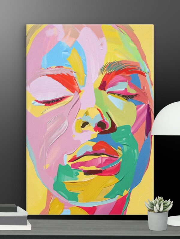 Woman Pop Art canvas - 12×18