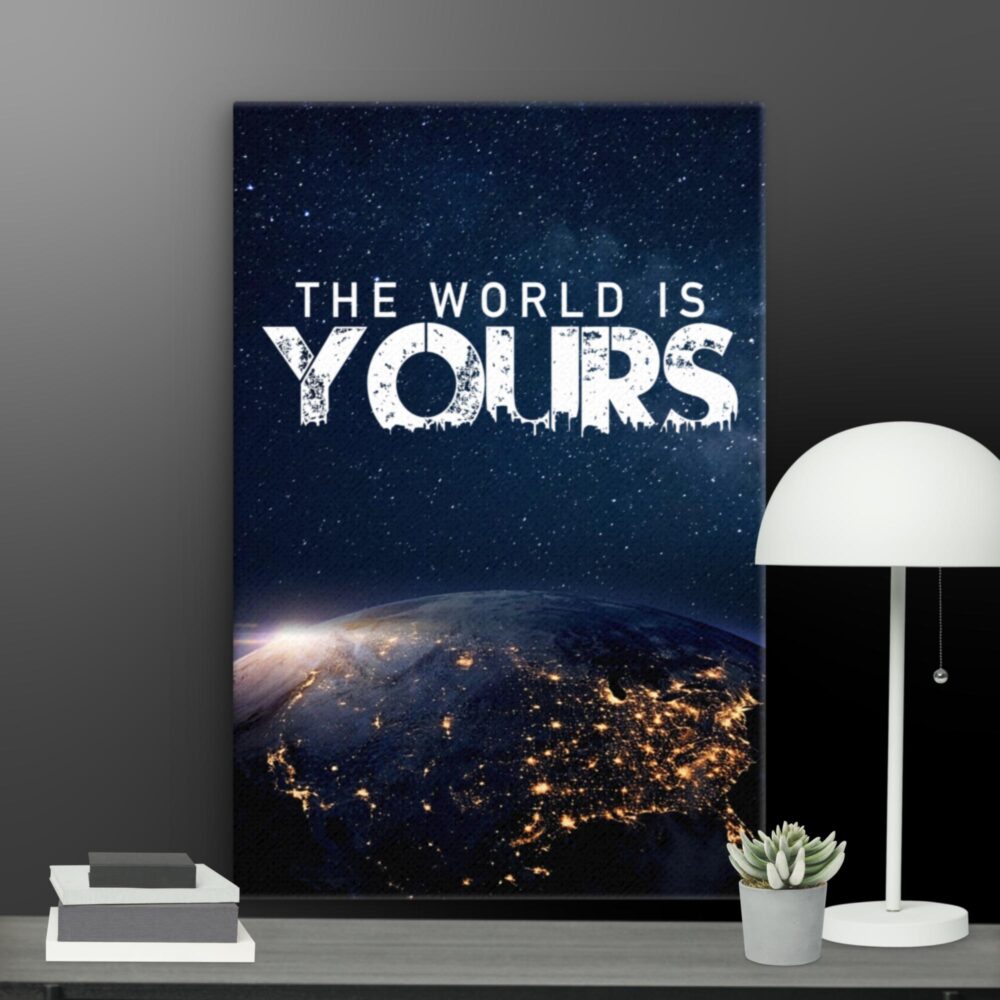 The world is yours canvas - Image 7