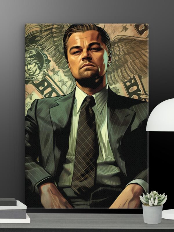 The wolf in wall street canvas - 12×18