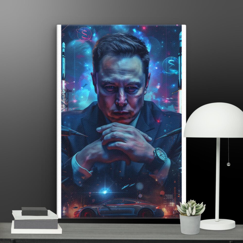 Elon and Musk canvas - Image 3