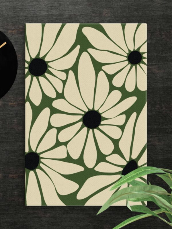Flowers bohemian canvas - 12×18