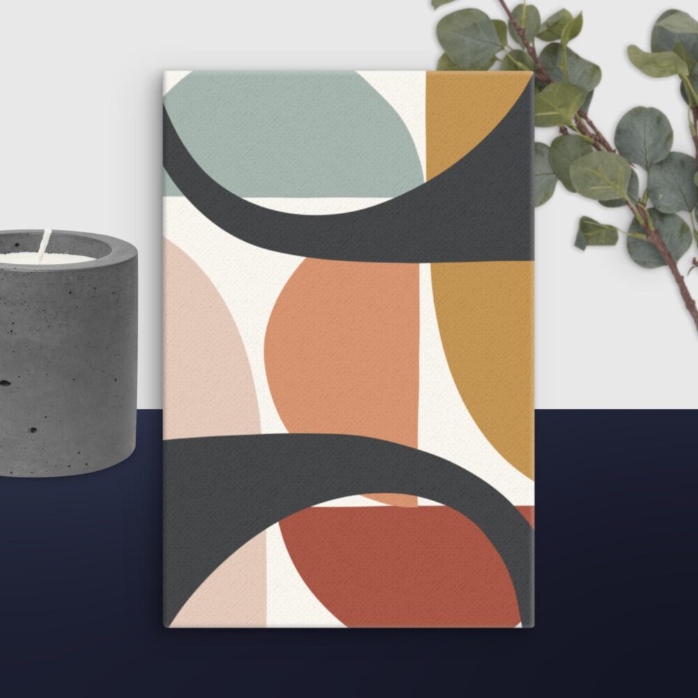 Bohemian misshapes canvas - Image 8