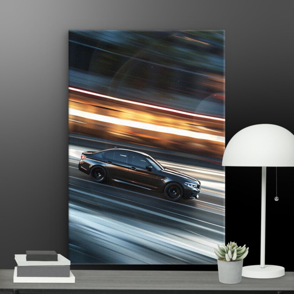 Speeding car collection scene canvas - Image 7